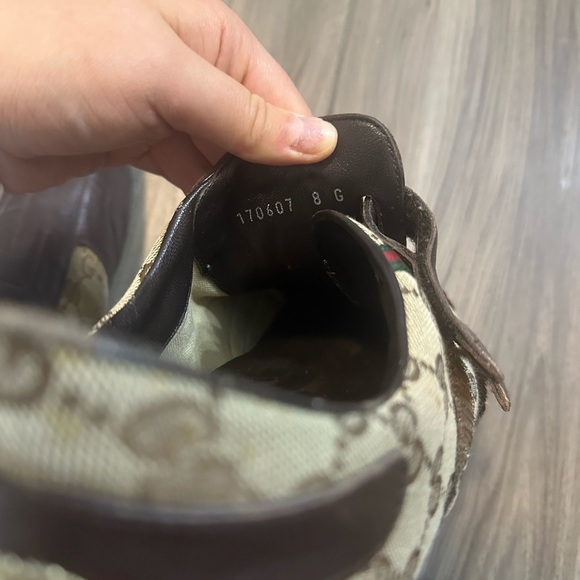 Authentic Gucci Brown and Tan Sneakers - Picture 8 of 9